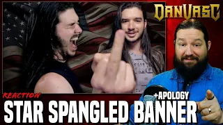 Dan Vasc's Apology + Cover - "Star Spangled Banner" - METAL COVER reaction