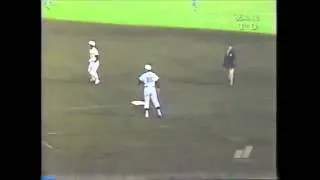 阪神　VS　巨人　世紀の落球事件　1985