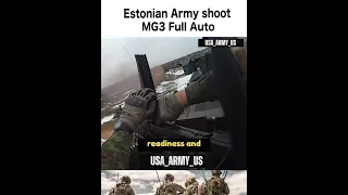 Estonian Army Perform MG3 Auto Gunner #shorts #mg3 #estonia