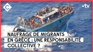 Naufrage de migrants, crise migratoire, Fonds Marianne - Le 5/5 - C à Vous - 15/06/2023