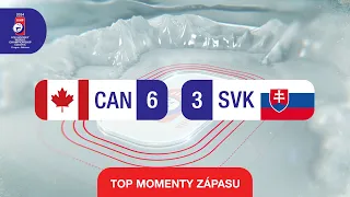 KANADA vs. SLOVENSKO | 6:3 | IIHF Majstrovstvá sveta 2024 - Highlighty zápasu