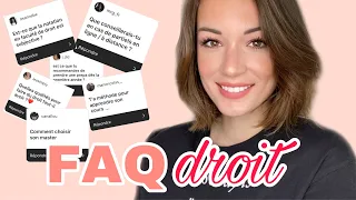 BIG FAQ DROIT ! Je réponds à touuutes vos questions | Gabrielle Joséphine