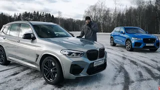 Кроссоверы, которые УДЕЛАЮТ Ferrari! BMW X3 M и Jaguar F Pace SVR!