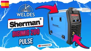 Soldadora inverter MIG Sherman DIGIMIG 200 Pulse - Español - Weldes.es