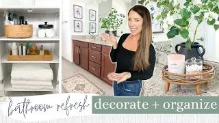 Spring Decorating + Organizing | Bathroom Refresh | Decorate With Me 2023 + Refresh Your Home