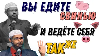 После этого видео Вы и НЕ притронетесь к Мясу Свиньи / Доктор Закир Найк