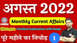 August 2022 Current Affairs | Current Affairs 2022 | Current affairs August 2022|MJT Current Affairs