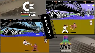 C64 vs. Atari 800XL - 8 games from 1986