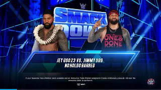 JEY USO VS JIMMY USO (WWE 2K23)