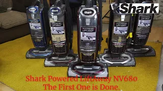 Shark Powered LiftAway NV680 - First one DONE! Demonstration & Comparison.