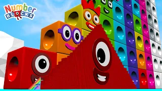 Numberblocks Step Squad 750, 1,000,000 to 10,000,000 BIGGEST - Learn to Count Big Numbers!