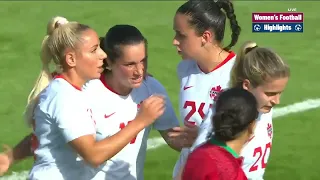 Canada vs Morocco 4-0 Women's Friendly International Goals Highlights Resumen 2022 HD