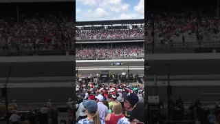 The first lap at full speed of the 101st Indy 500