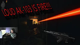 Loud AK-103 at Dorms!! (Escape From Tarkov)