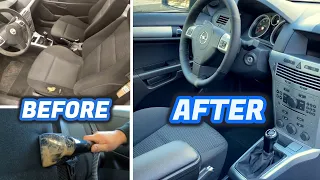 This Little Hatchback was DIRTIER THAN I THOUGHT! | Astra Interior Detailing/"Restoration"