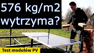 Test paneli fotowoltaicznych - wytrzymałość [4] PV.pl