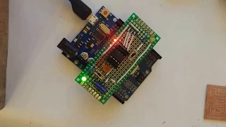 Development Programmer Board for ATtiny: upload sketch