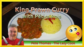 King Prawn Curry with Petits Pois | Jumbo Shrimp Curry with Peas