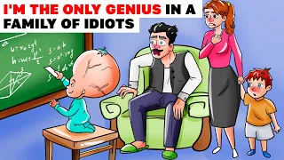 I'm The Only Genius In A Family Of Idiots | Animated Story