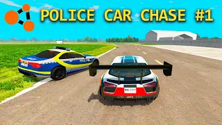 Police Car Chases #1 BeamNG Drive 🔥 CAC ~ Cool Auto Crashes
