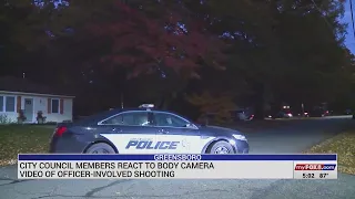 Greensboro City Council members react to body camera video of deadly officer-involved shooting