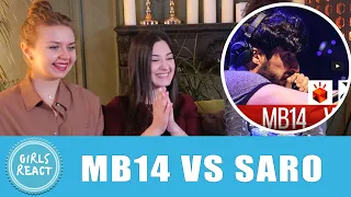 Girls React MB14 vs SARO Grand Beatbox LOOPSTATION Battle 2017 SEMI FINAL. Reaction