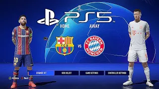 PES 2022--- Bayern Munich vs Barcelona/ Gameplay [PS5] 4K