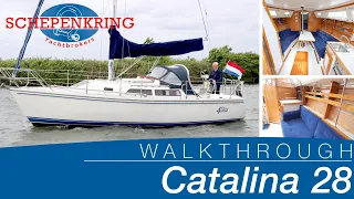 Catalina 28 for sale | Yacht Walkthrough | @ Schepenkring Lelystad | 4K   4K