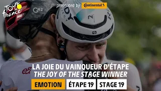 Winner's emotion - Stage 19 - Tour de France 2023