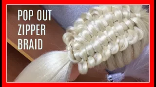 ZIPPER BRAID HAIRSTYLE / HairGlamour Styles /  Braids Hair Tutorial