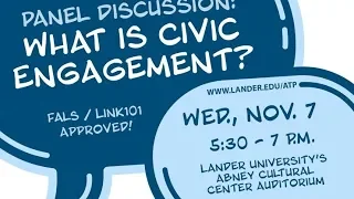 What is Civic Engagement?    Lander Universtiy