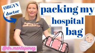 Packing my hospital bag for labor and delivery! OBGYN doctor prepares for second baby