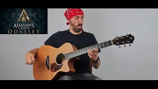 Assassin's Creed Odyssey -Acoustic Guitar - Antonis Simixis Cover - Tuning   [D,A,G,D,A,D].