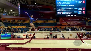 EAKER Kara (USA) - 2018 Artistic Worlds, Doha (QAT) - Qualifications Balance Beam