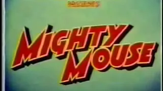 Mighty Mouse in Loves Labour Won || Old animated cartoons