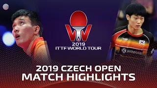 Lee Sangsu vs Cho Daeseong | 2019 ITTF Czech Open Highlights (R32)