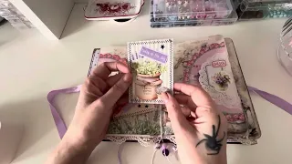 Lavender Fields Junk Journal Flip Through