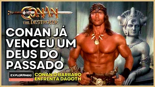 CONAN O BÁRBARO ENFRENTA DAGOTH, O DEUS DO PASSADO. No final, tem uma surpresa que recebi da Panini.