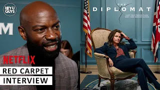 The Diplomat - David Gyasi on preparing for his role, and not changing a word of script