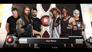 Shield vs Masked Superstars | 3 v 3 Elimination Tag Team Match | WWE 2K24