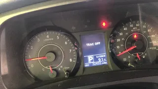 TOYOTA SIENNA - Traction control on/off button