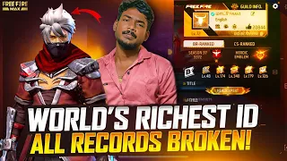 MY NEW ID COLLECTION❤ AND 1 LAK WORTH ID😂 1ST TO ALL ELITE💩 URUTTU URUTTU🤣 || FREE FIRE MAX