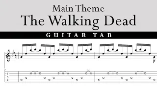 The Walking Dead - Guitar Tab Tutorial - Main Theme