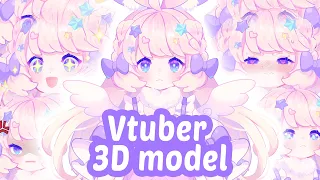 Mimi 3D model showcase (vtuber)