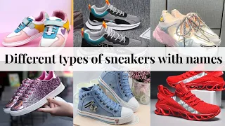 Types of sneakers with their names/Sneakers for girls with their names/Girls Sneakers