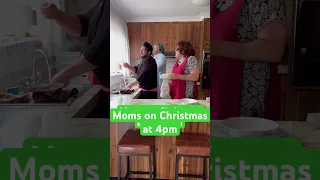 Moms on Christmas be like!?!! #funny #mom #christmas #holiday #cooking #viral #shorts