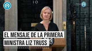 Primera ministra Liz Truss da mensaje tras la muerte de la Reina Isabel II