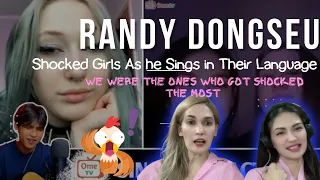 REAKSI Randy Dongseu sings on OmeTV 🔥 | kami adalah orang-orang yang paling terkejut! 😲