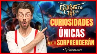 😮😮😮 25 CURIOSIDADES QUE TE DEJARÁN LOC@ 😮😮😮 Baldur's Gate 3 Curiosidades