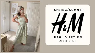 NEW IN H&M HAUL & TRY ON| SPRING SUMMER| APRIL 2021| Katie Peake